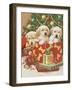 Holiday Puppies-William Vanderdasson-Framed Giclee Print