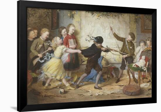 Holiday Riots Or the Muckley Children at Play, c.1869-William Jabez Muckley-Framed Giclee Print