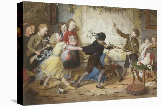 Holiday Riots Or the Muckley Children at Play, c.1869-William Jabez Muckley-Stretched Canvas