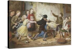 Holiday Riots Or the Muckley Children at Play, c.1869-William Jabez Muckley-Stretched Canvas