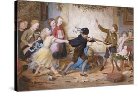 Holiday Riots or the Muckley Children at Play-William Jabez Muckley-Stretched Canvas