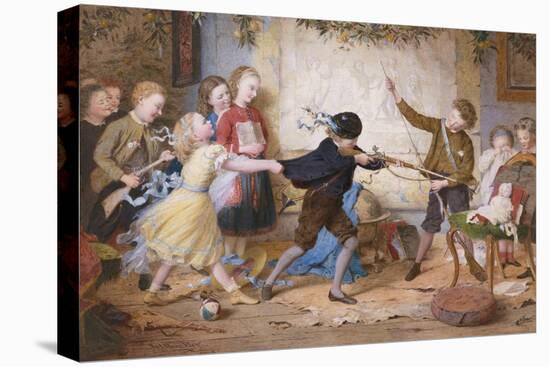 Holiday Riots or the Muckley Children at Play-William Jabez Muckley-Stretched Canvas