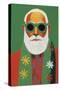 Holiday Santa-Treechild-Stretched Canvas