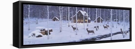 Holiday Silence-Jeff Tift-Framed Stretched Canvas