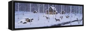 Holiday Silence-Jeff Tift-Framed Stretched Canvas