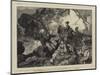 Holiday Sketches, a Halt for Water During an Ascent of Snowdon-Edward John Gregory-Mounted Giclee Print