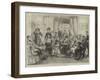 Holiday Sketches, a Wet Day in a Welsh Hotel-Frederick Barnard-Framed Giclee Print