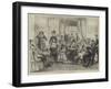 Holiday Sketches, a Wet Day in a Welsh Hotel-Frederick Barnard-Framed Giclee Print