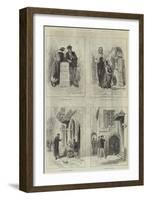 Holiday Sketches in Germany-null-Framed Giclee Print