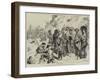 Holiday Sketches, Tourists in Spain Visiting the Gipsy Caves at Granada-Frederick Barnard-Framed Giclee Print