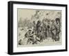 Holiday Sketches, Tourists in Spain Visiting the Gipsy Caves at Granada-Frederick Barnard-Framed Giclee Print