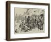 Holiday Sketches, Tourists in Spain Visiting the Gipsy Caves at Granada-Frederick Barnard-Framed Giclee Print