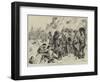 Holiday Sketches, Tourists in Spain Visiting the Gipsy Caves at Granada-Frederick Barnard-Framed Giclee Print