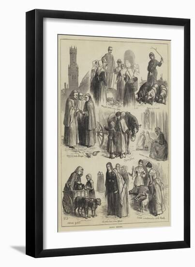 Holiday Sketches-Ebenezer Newman Downard-Framed Giclee Print