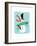 Holiday Snowman-Sara Berrenson-Framed Art Print