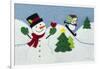 Holiday Snowman-Betz White-Framed Art Print