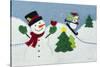 Holiday Snowman-Betz White-Stretched Canvas