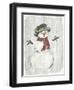 Holiday Snowman-PI Studio-Framed Art Print