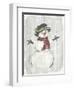 Holiday Snowman-PI Studio-Framed Art Print