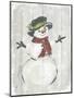 Holiday Snowman-PI Studio-Mounted Art Print