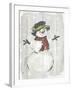 Holiday Snowman-PI Studio-Framed Art Print