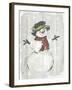 Holiday Snowman-PI Studio-Framed Art Print