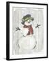 Holiday Snowman-PI Studio-Framed Art Print