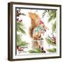 Holiday Squirrel-Lanie Loreth-Framed Art Print