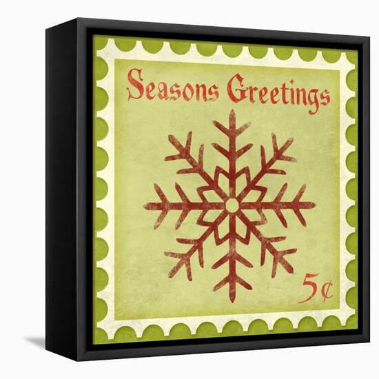 Holiday Stamp I-null-Framed Stretched Canvas