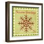 Holiday Stamp I-null-Framed Art Print