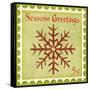 Holiday Stamp I-null-Framed Stretched Canvas