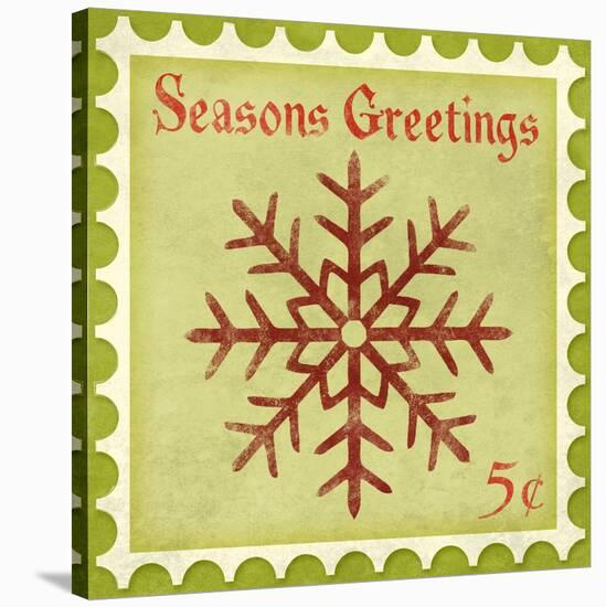 Holiday Stamp I-null-Stretched Canvas