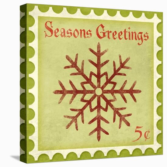 Holiday Stamp I-null-Stretched Canvas