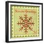 Holiday Stamp I-null-Framed Art Print