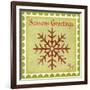 Holiday Stamp I-null-Framed Art Print