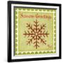 Holiday Stamp I-null-Framed Art Print