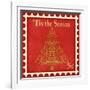 Holiday Stamp II-null-Framed Art Print