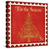 Holiday Stamp II-null-Stretched Canvas