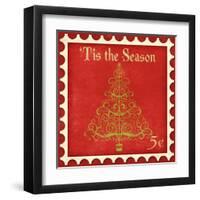 Holiday Stamp II-null-Framed Art Print