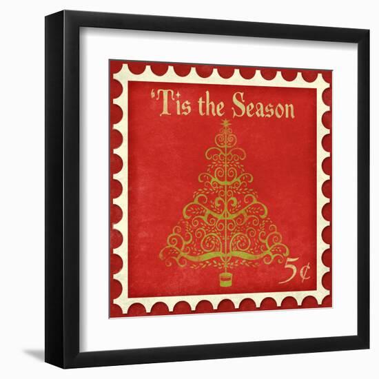 Holiday Stamp II-null-Framed Art Print