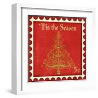 Holiday Stamp II-null-Framed Art Print