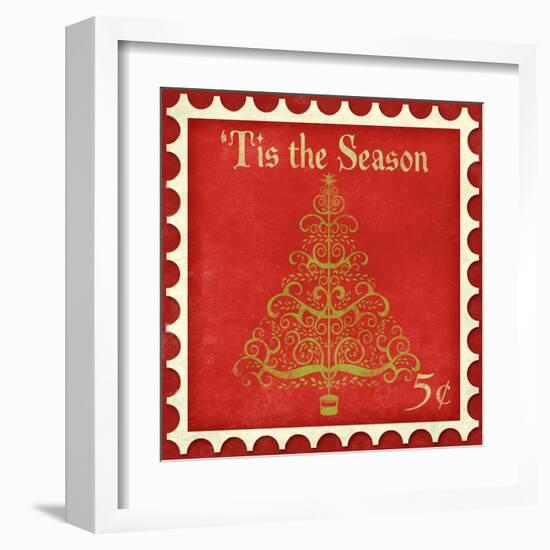 Holiday Stamp II-null-Framed Art Print