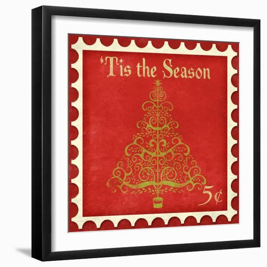 Holiday Stamp II-null-Framed Art Print