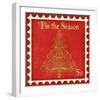 Holiday Stamp II-null-Framed Art Print