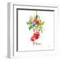 Holiday Stocking-Farida Zaman-Framed Art Print