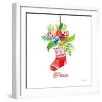 Holiday Stocking-Farida Zaman-Framed Art Print