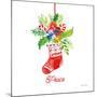 Holiday Stocking-Farida Zaman-Mounted Art Print