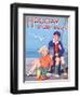 Holiday Story Book, Holiday Fishing, UK, 1950-null-Framed Premium Giclee Print