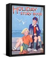 Holiday Story Book, Holiday Fishing, UK, 1950-null-Framed Stretched Canvas