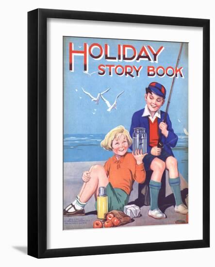 Holiday Story Book, Holiday Fishing, UK, 1950-null-Framed Giclee Print